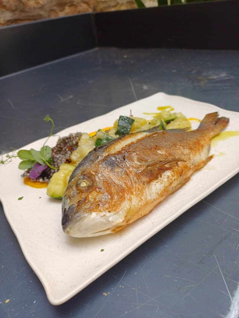 Grilled Sea Bass